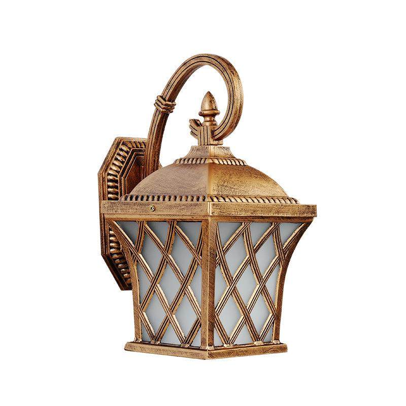 室外防水LED壁灯户外庭院花园别墅复古墙壁灯渔网空底便捷灯具,淘宝优惠券,粉丝福利购,淘宝优惠卷
