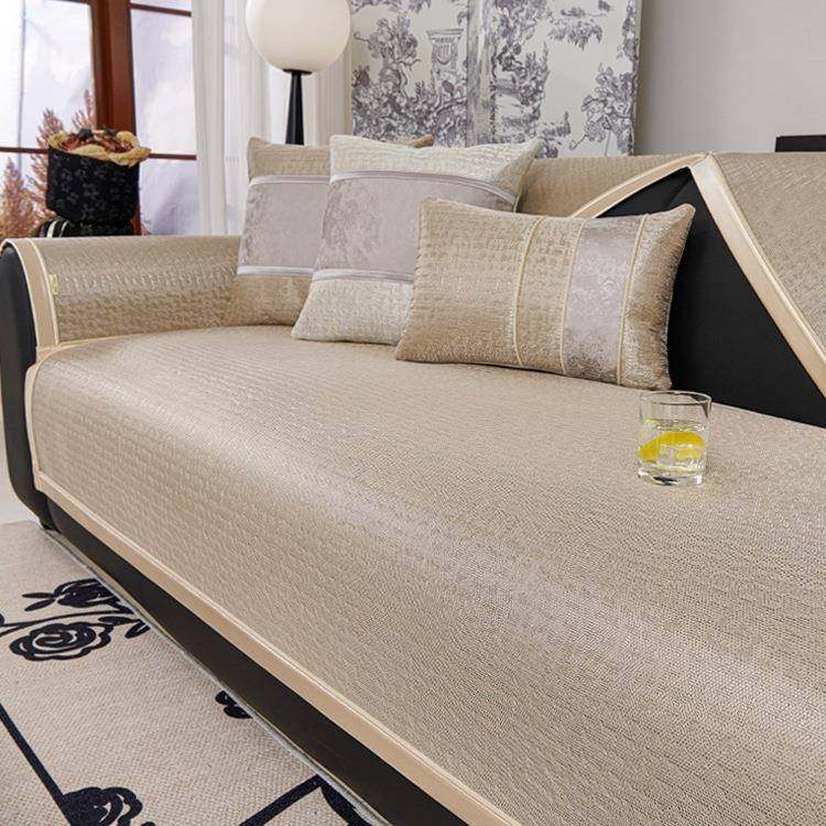 205奢风法式冰丝沙发垫F防2轻滑坐垫新款夏季凉席沙发套罩FS75778,淘宝优惠券,粉丝福利购,淘宝优惠卷