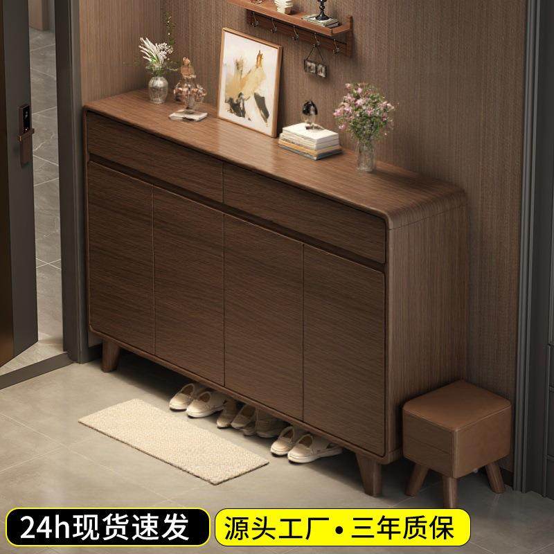 鞋柜用家门口室0内实木框玄关柜225新款入鞋户门厅收纳柜子GAO简,淘宝优惠券,粉丝福利购,淘宝优惠卷