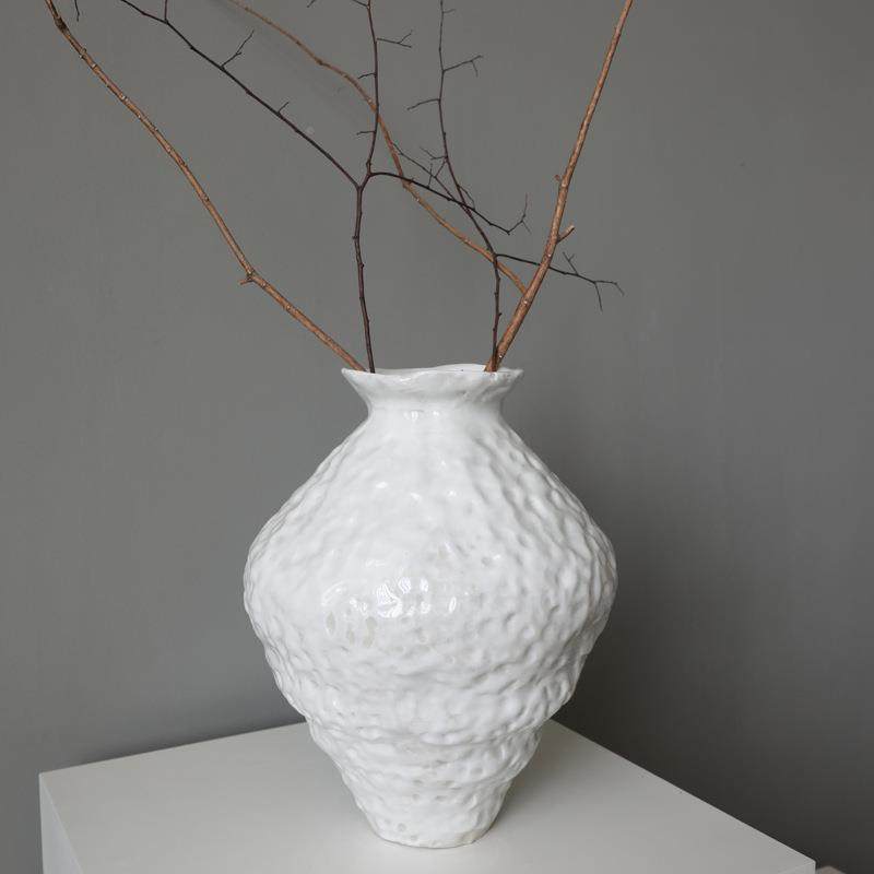 陶瓷花瓶摆板件现RYN代简白色创意软装饰品客样房餐约厅厅ins风,淘宝优惠券,粉丝福利购,淘宝优惠卷