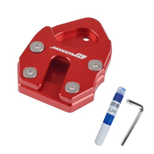 SYM三阳TL500 MAXSYMTL508 改装边撑加大座 侧脚撑加大垫 侧撑垫 - 图3