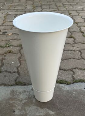 哇噢单花桶花架大小桶鲜花桶花架坚实牢固方桶圆桶黑白自由搭配