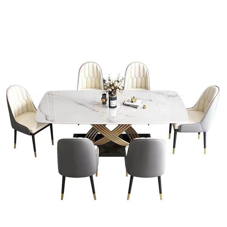 供应轻奢岩板长方形餐桌欧式现代简约大理石长方形饭桌,淘宝优惠券,粉丝福利购,淘宝优惠卷