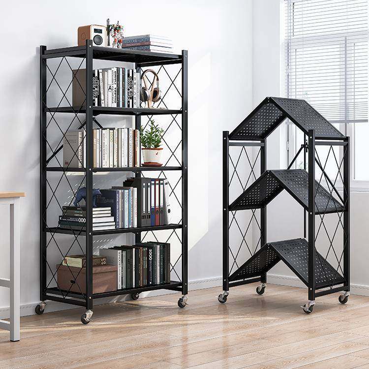 M*免安装简易折叠书架落地移动客厅储物儿童书柜铁艺家用收纳置物,淘宝优惠券,粉丝福利购,淘宝优惠卷