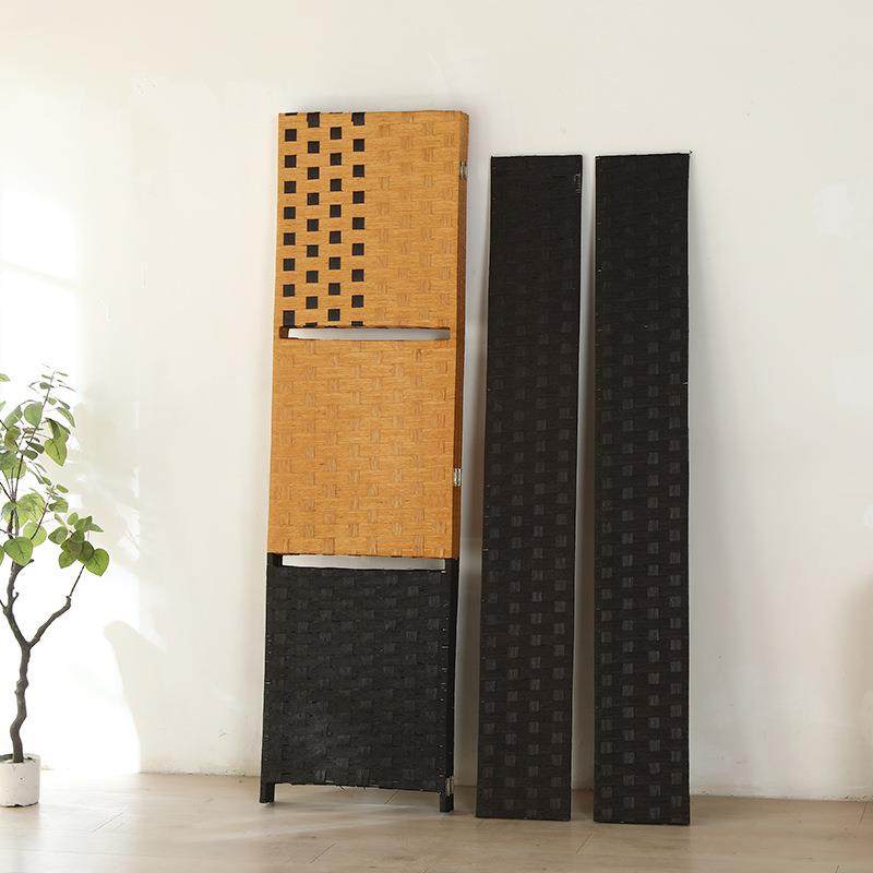竹编屏风客厅办公室办公桌移动折叠隔断屏风卫生间隔断新中式屏风,淘宝优惠券,粉丝福利购,淘宝优惠卷
