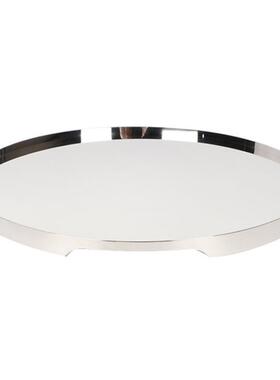 现代奢极简不锈方圆镜面轻托盘家用样板房装陈列高饰端收纳ZCD摆