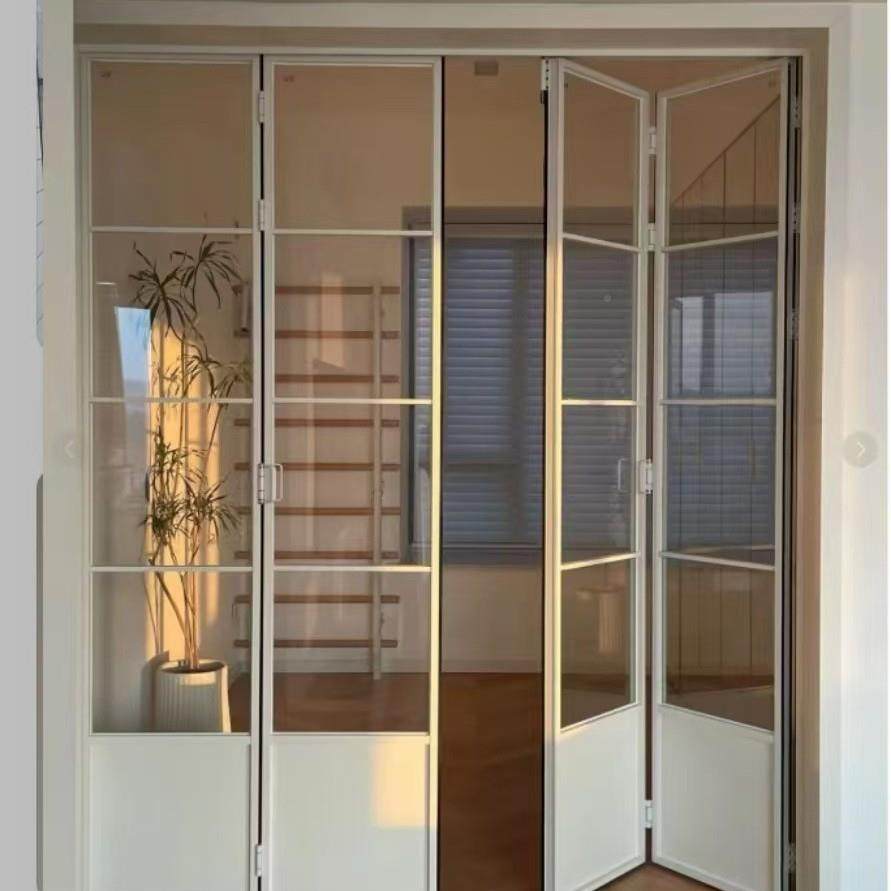 式铝金合法古折叠门无地轨浴室厨房复推拉门水晶玻璃隔断GNZ卫生,淘宝优惠券,粉丝福利购,淘宝优惠卷