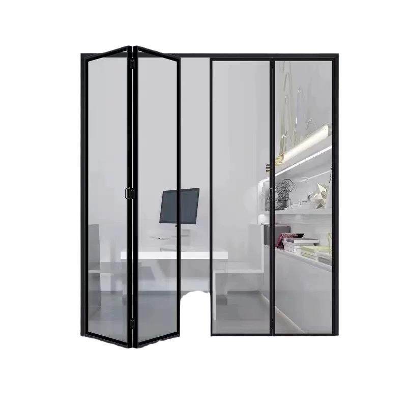 式铝金合法古折叠门无地轨浴室厨房复推拉门水晶玻璃隔断GNZ卫生,淘宝优惠券,粉丝福利购,淘宝优惠卷