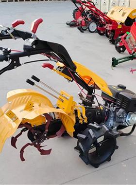 新式微耕机家用翻地开沟耕地机小型旋耕农用犁地翻土耕田柴油四驱