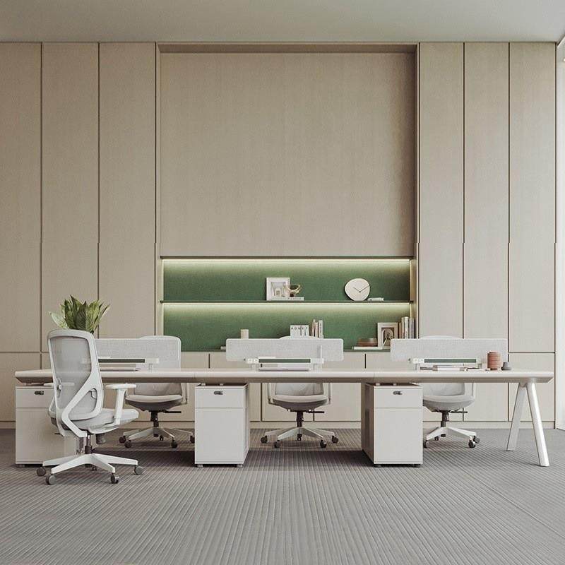 职员办公桌椅组合简约现代三人位办公桌子办公室财务室屏风办公桌,淘宝优惠券,粉丝福利购,淘宝优惠卷