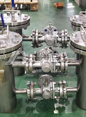 佳洁宝滤器双筒双联过滤器单袋多袋式篮式不锈钢滤水滤油
