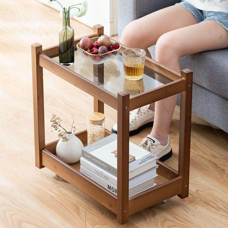 藤编床头柜可移动沙发柜茶边柜泡茶桌客厅边几角几茶几边桌边角柜,淘宝优惠券,粉丝福利购,淘宝优惠卷