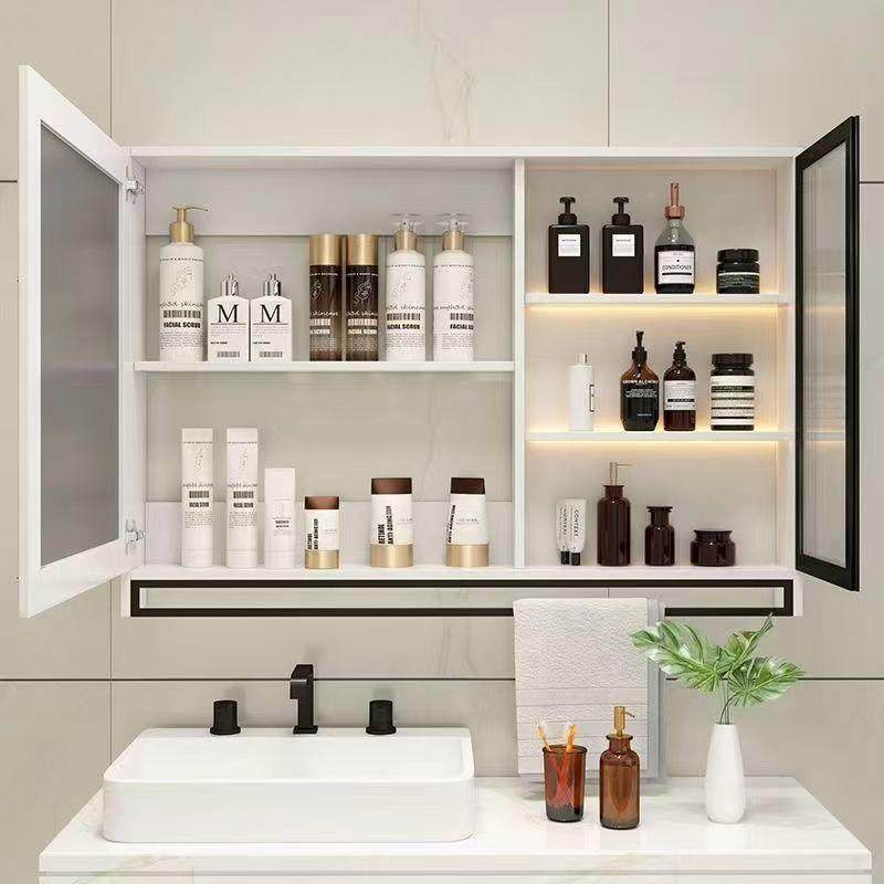 浴室镜智能木挂墙单独镜柜玻璃门带灯卫实生间收纳JMB镜子置柜物,淘宝优惠券,粉丝福利购,淘宝优惠卷