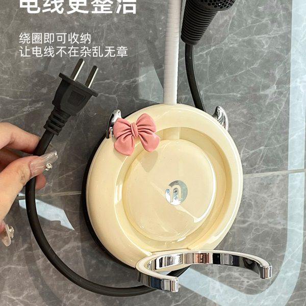 懒人吹风机支架免手拿解放双手壁挂免打孔卫生间电吹风筒置物架子,淘宝优惠券,粉丝福利购,淘宝优惠卷