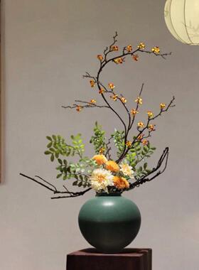 禅意宋式陶瓷花瓶新中式