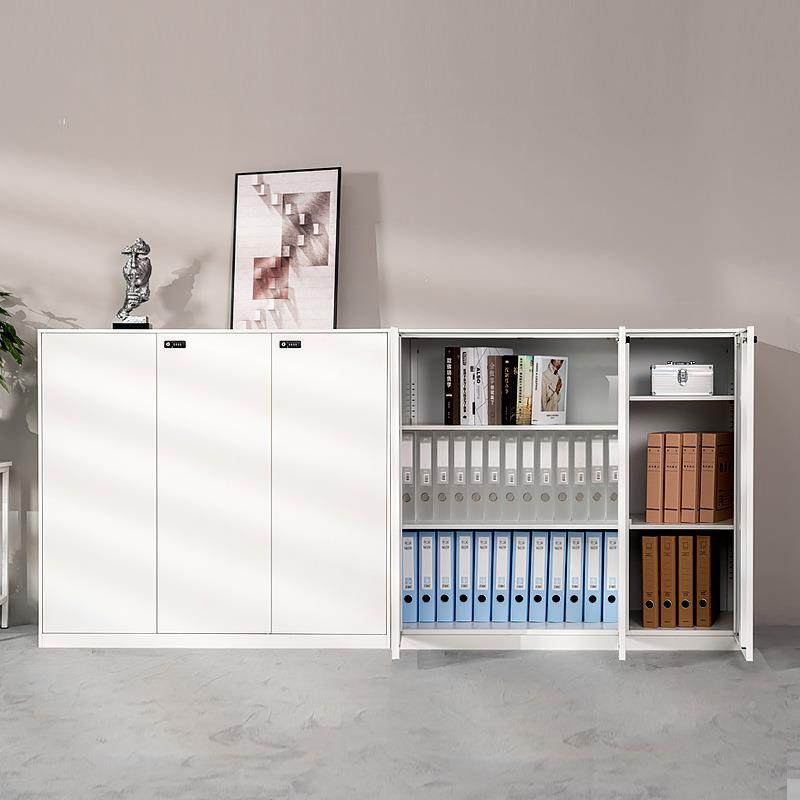 虎密码锁一家办公室文件柜铁皮矮柜1.m具宽21.4桌边柜班台背柜80,淘宝优惠券,粉丝福利购,淘宝优惠卷