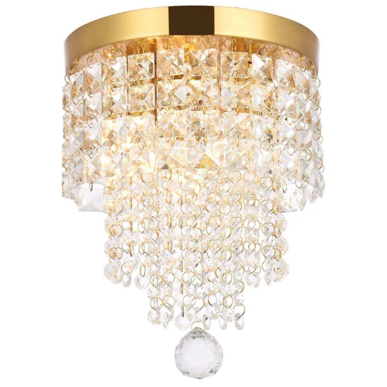 2025新款后现代水晶灯大气欧式圆形客厅灯饰门厅过道吸顶灯卧室灯,淘宝优惠券,粉丝福利购,淘宝优惠卷