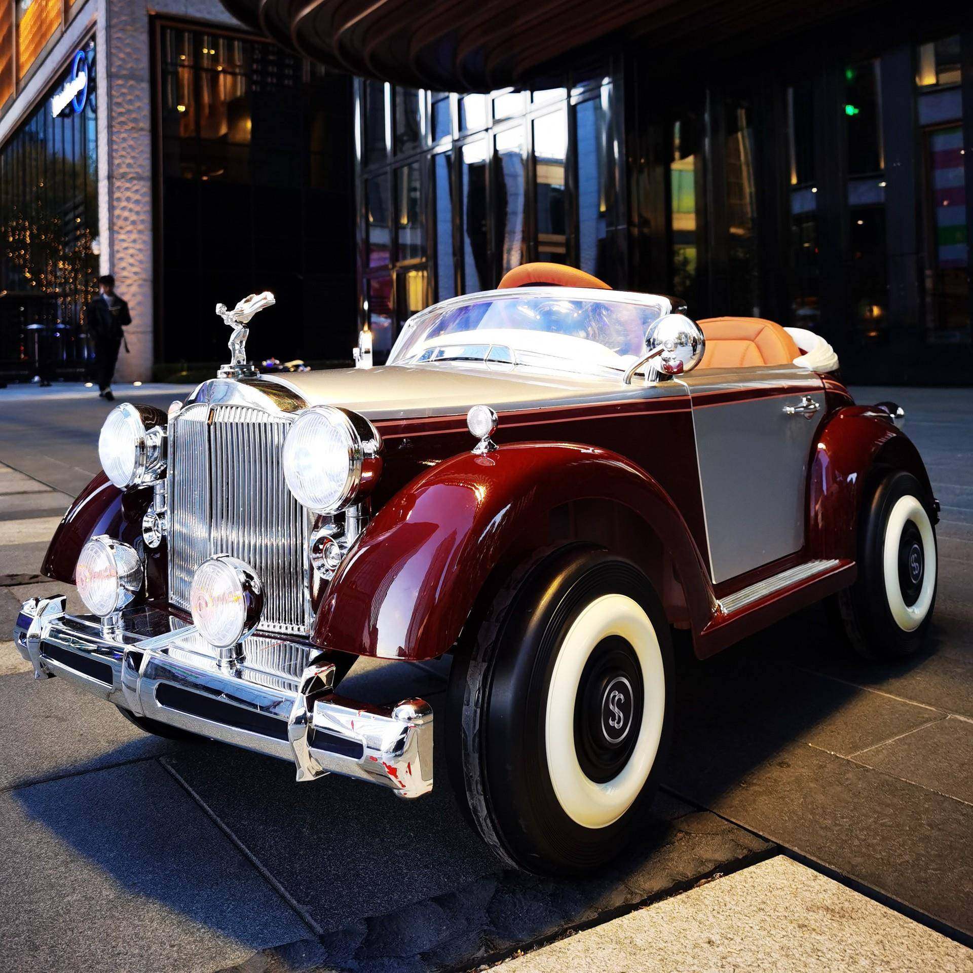 萨玛特老爷车儿童电动汽车四驱小孩玩具汽车遥控自驾双开门带摇摆,淘宝优惠券,粉丝福利购,淘宝优惠卷