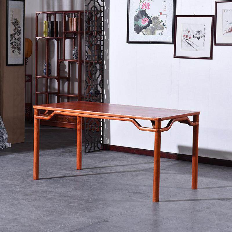 仿古书房画桌木质书法桌中式榆木书桌简约办公桌家具老板桌,淘宝优惠券,粉丝福利购,淘宝优惠卷