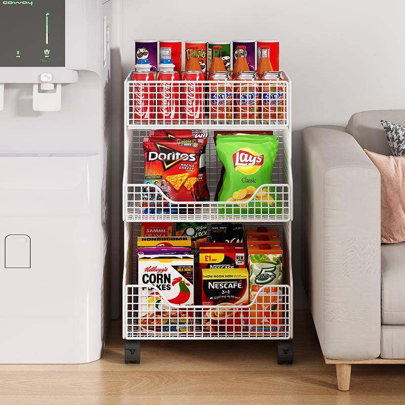 厨房置物架多层落地果蔬菜家用移动小推车卫生间客厅玩具收纳架子,淘宝优惠券,粉丝福利购,淘宝优惠卷