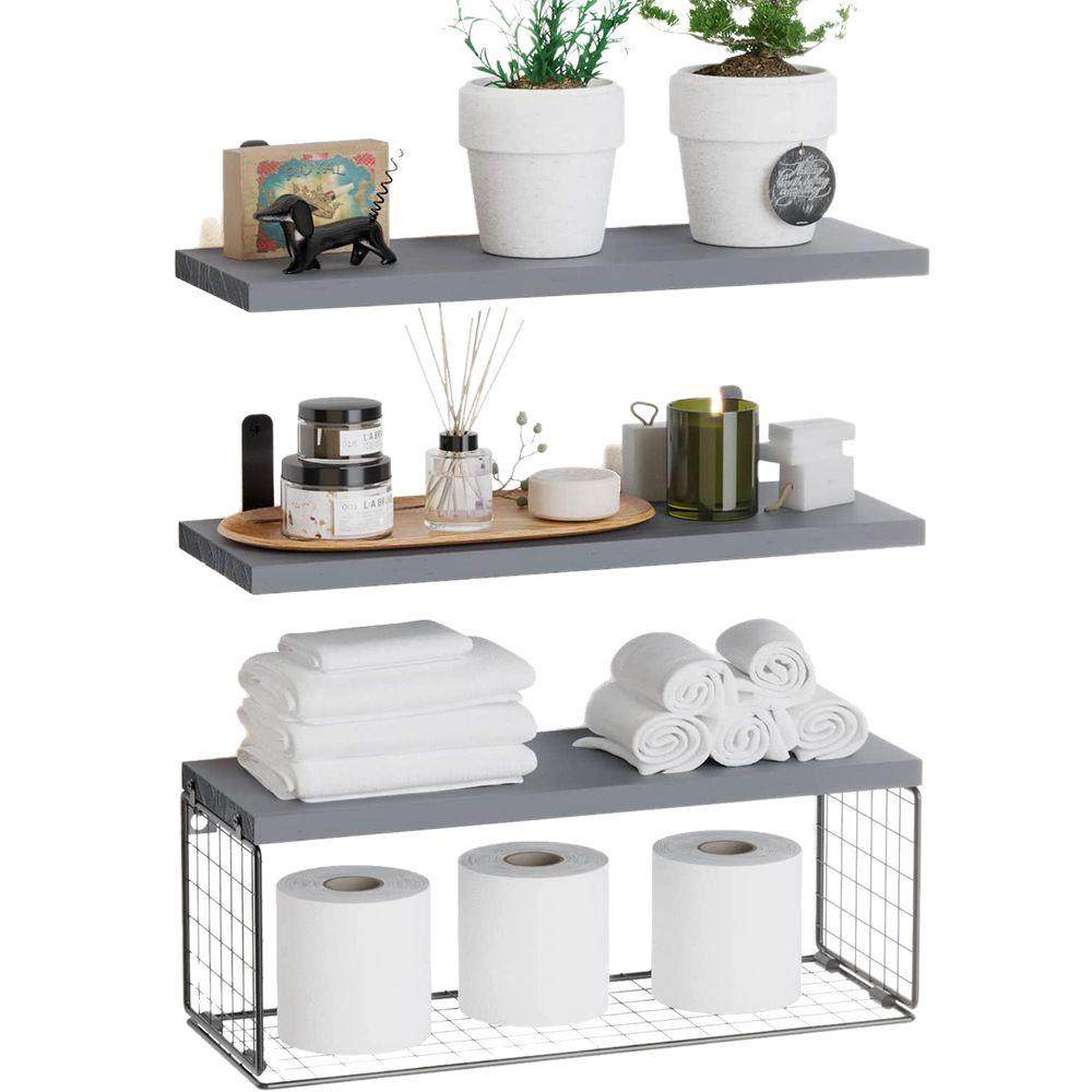 浴室储物架厨房客厅壁挂式隔板实木墙上悬浮墙上置物架木质,淘宝优惠券,粉丝福利购,淘宝优惠卷