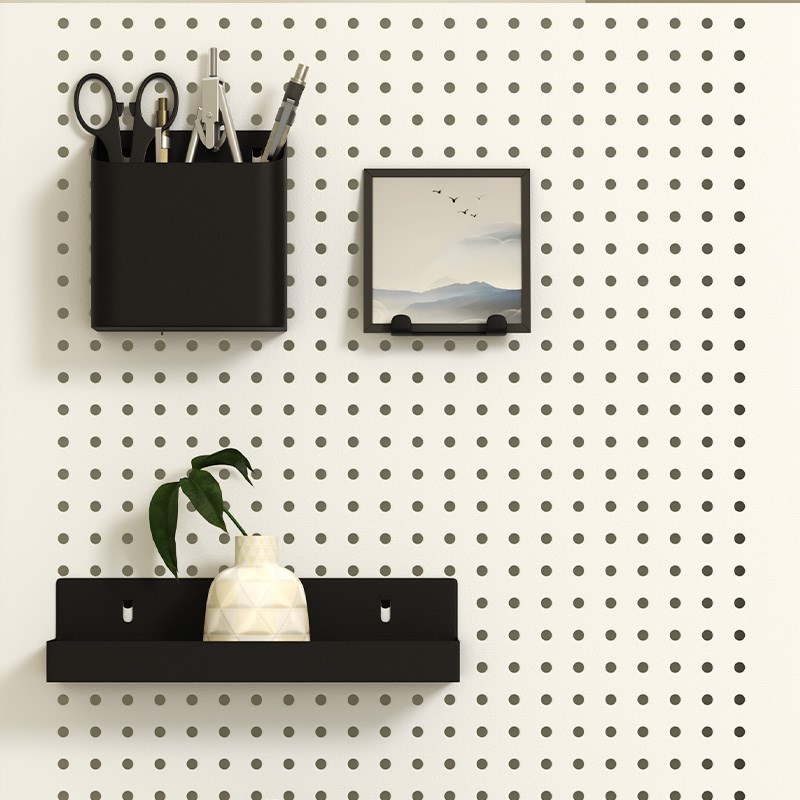 金属洞洞板推拉镜可遮挡全身镜子烤漆玄关镜卧室门后隐藏式穿衣镜 - 图1