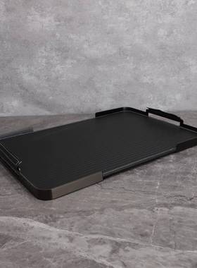 现代简约黑皮托盘样板房办公卧客厅餐厨房CH0062厅家室居软装室饰