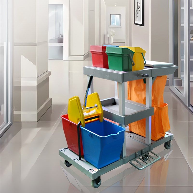 凯慕洁保洁车多功能手推车物业清洁工具客房打扫卫生酒店收纳推车,淘宝优惠券,粉丝福利购,淘宝优惠卷