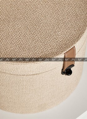 MOON慕空间样板房衣帽间收纳盒摆件收纳桶圆桶展厅装饰品摆设道具