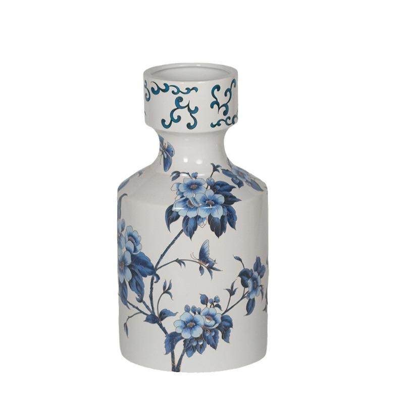 艺宛复古兰花陶瓷花瓶新中式国风摆件水培插花外销室内,淘宝优惠券,粉丝福利购,淘宝优惠卷