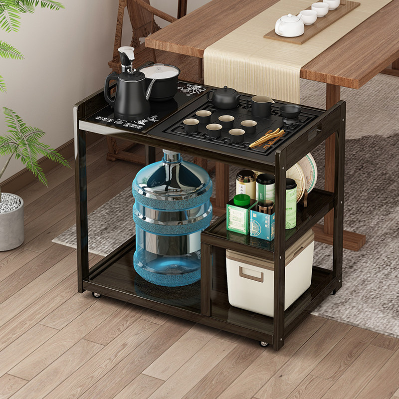 边几可移动茶几沙发边角几家用实木茶水架全自动烧水壶一体小茶车,淘宝优惠券,粉丝福利购,淘宝优惠卷