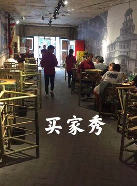 竹子做的架子簸箕三角菜架子市井地摊火锅架商用三脚架幼儿园装饰