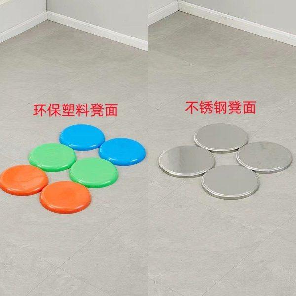 塑料圆凳面坐板学生工厂食堂餐桌餐桌不锈钢蓝色面板椅面椅子凳子,淘宝优惠券,粉丝福利购,淘宝优惠卷