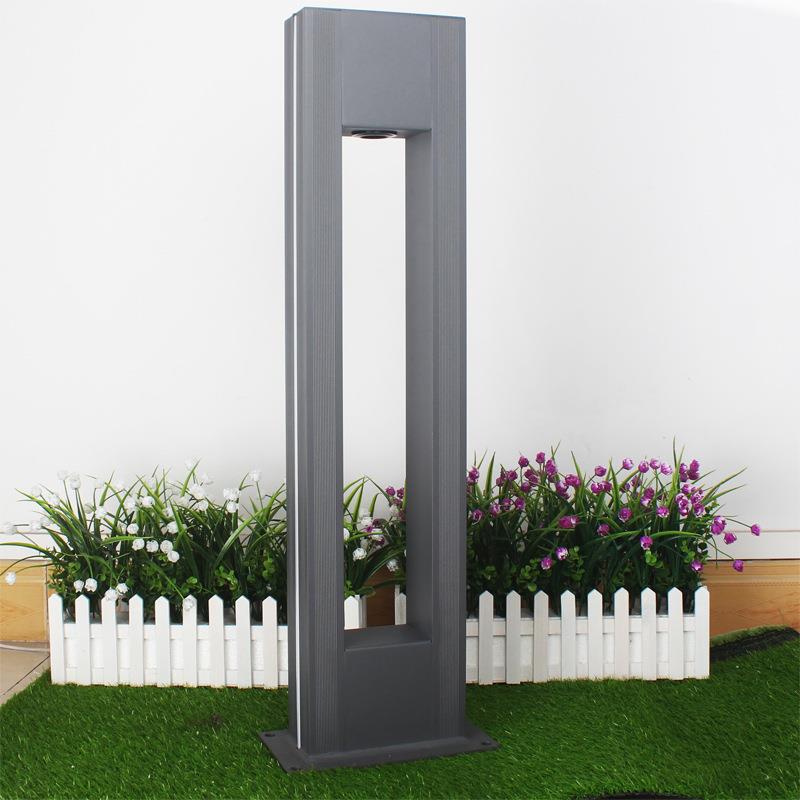 太阳能草坪灯欧式户外led铝型材草地灯方形庭院装饰庭院灯 - 图1