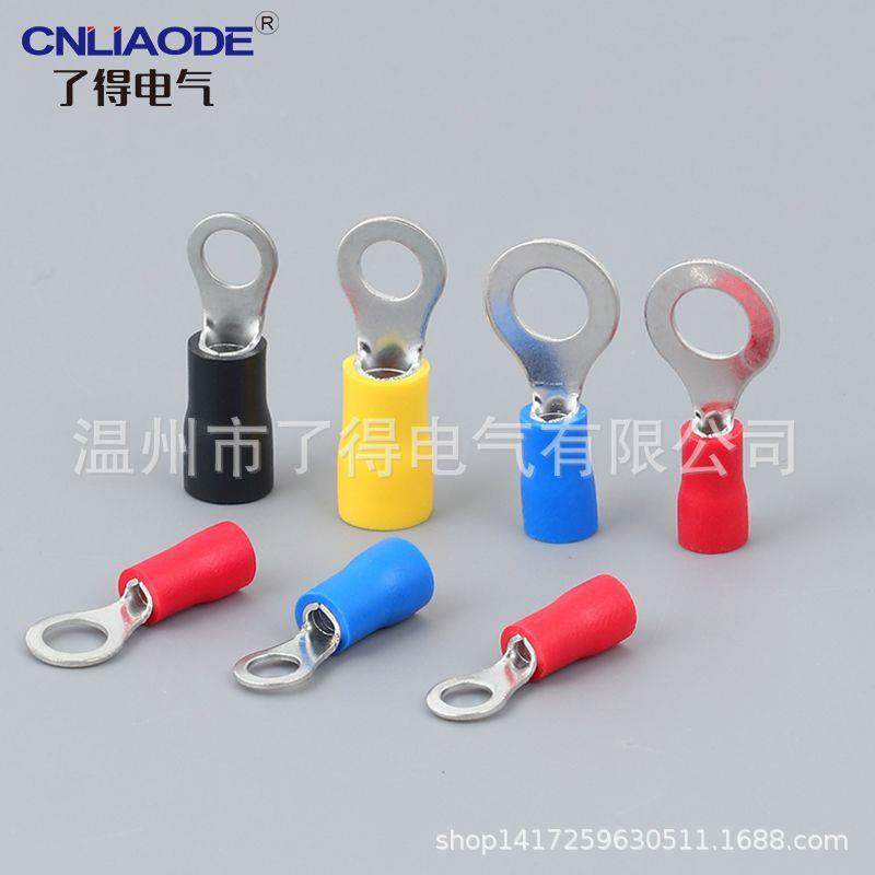 冷压端端QVD子V5.5-5圆形/预绝缘冷压子O型接线端子500只R包,淘宝优惠券,粉丝福利购,淘宝优惠卷