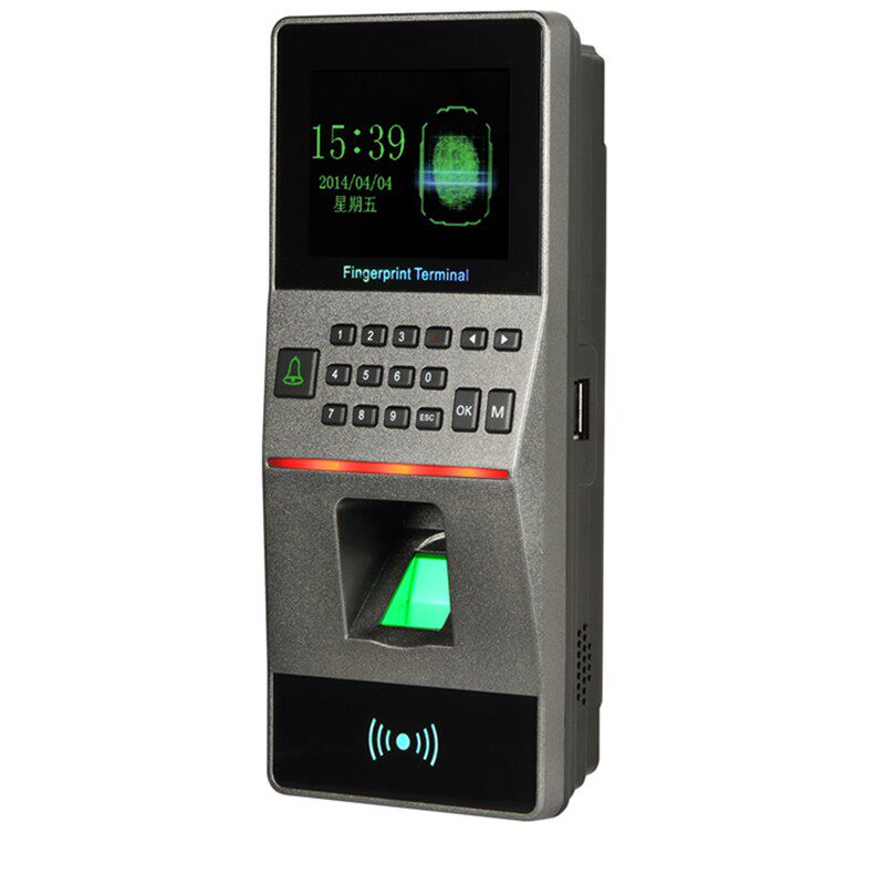 Fingerprint access control machine swipe card password to open the door networked access control attendance machine access control F16S single double door iron door glass door