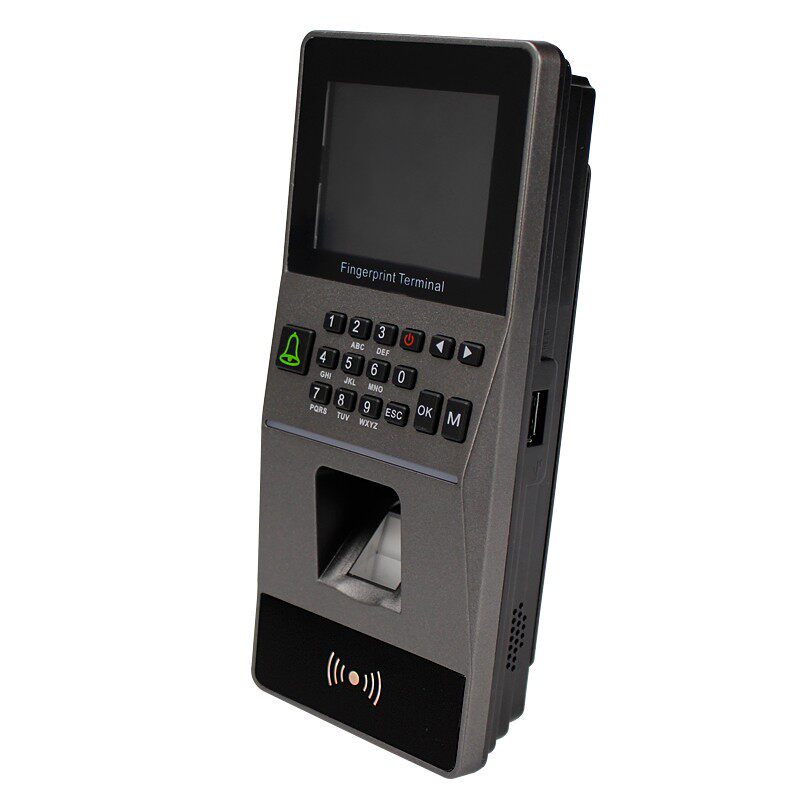 Fingerprint access control machine swipe card password to open the door networked access control attendance machine access control F16S single double door iron door glass door