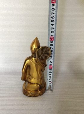 飞龙济公活佛纯铜像摆件家居李修缘道济工艺品降龙罗汉摆件