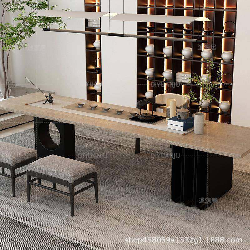 一现代简茶椅组合设计师新意式极简轻奢Q6393367桌办公室体茶台约,淘宝优惠券,粉丝福利购,淘宝优惠卷