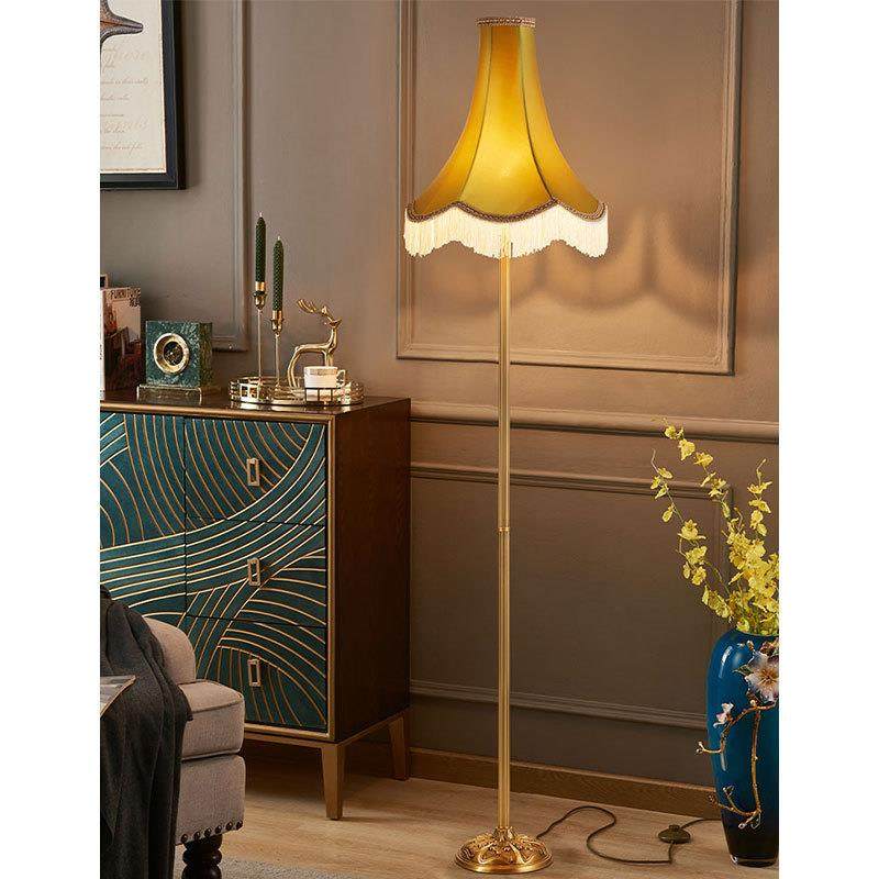 法式复古全铜落地灯卧室床头欧美式简约创意送礼客厅书房立式台灯,淘宝优惠券,粉丝福利购,淘宝优惠卷