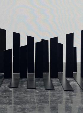 象金属抽百叶件齿状现代家居客摆厅玄关书房样板房软装工艺IQS品