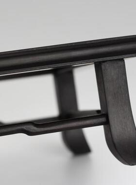 工艺品黑檀博ELU古架茶壶架紫光檀盆饰品架奇石底摆座景架