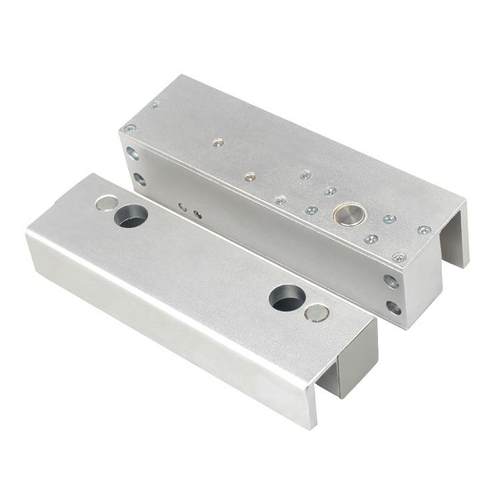 上下无框电插锁玻璃门锁磁吸锁两线常温电插锁电插锁门禁 - 图1