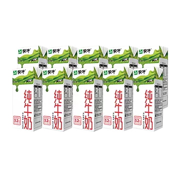 蒙牛全脂纯牛奶200ml&times;10盒[16元优惠券]-寻折猪