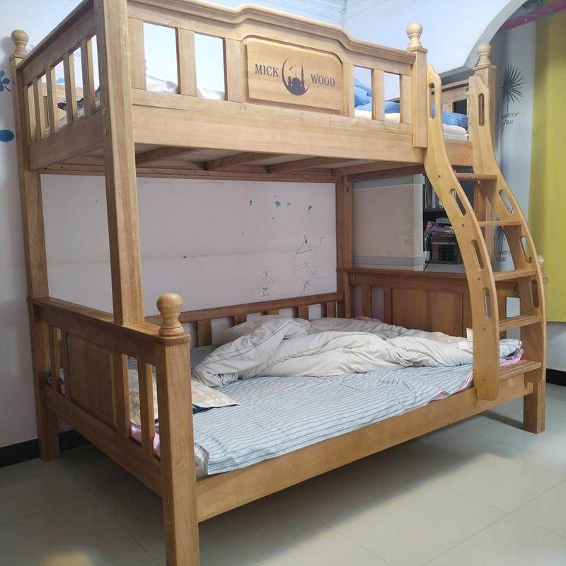 8V全实木上下床木蜡油高低床鹅掌楸两层儿童床北美子母床双层,淘宝优惠券,粉丝福利购,淘宝优惠卷
