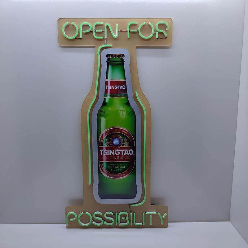 定制LED霓虹灯酒瓶水晶灯箱酒吧KTV耐用展示高亮霓虹酒瓶灯,淘宝优惠券,粉丝福利购,淘宝优惠卷