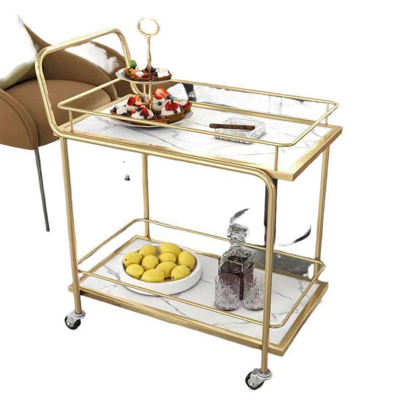 北欧移动小推车高档收纳车酒店酒水车金色多层铁艺餐车餐厅传菜车,淘宝优惠券,粉丝福利购,淘宝优惠卷