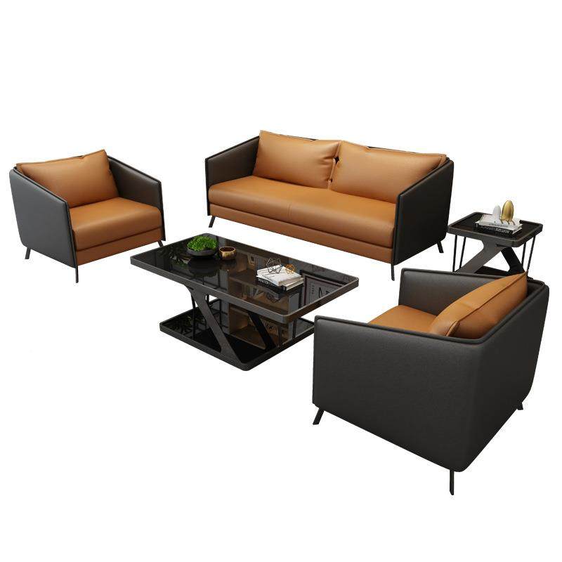 公办7873务室沙发简约现作室商接待会客三人公沙发茶几组合套办装,淘宝优惠券,粉丝福利购,淘宝优惠卷