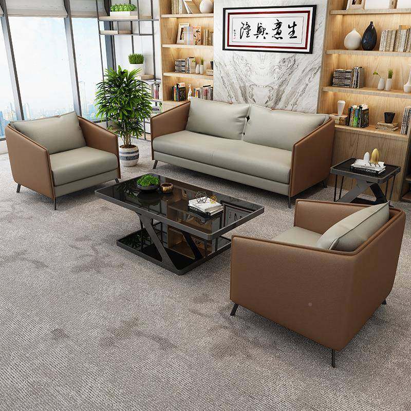 公办7873务室沙发简约现作室商接待会客三人公沙发茶几组合套办装,淘宝优惠券,粉丝福利购,淘宝优惠卷