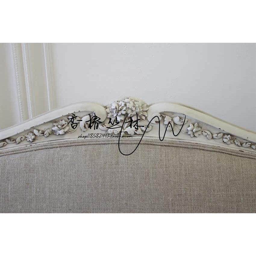 美式实木布艺软包三人沙发法式乡村古典雕花沙发高端客厅长沙发椅,淘宝优惠券,粉丝福利购,淘宝优惠卷